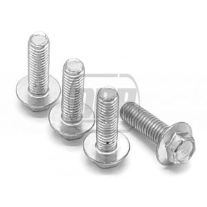 M6 x 20mm Flanged Hex Head Bolts - 4pcs