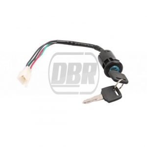 Ignition Switch With 2 Keys - Female Plug