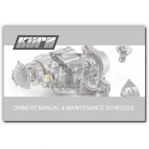 KURZ Owners Manual & Maintenance Schedule