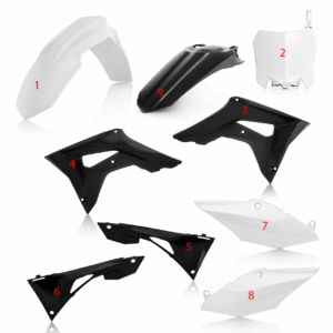 KURZ™ Body Plastic LHS Rear Panel - White - Model: FS250