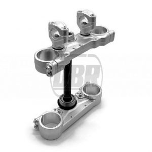 Triple Clamp Set - 53/58.5 Aluminium Forged - Silver