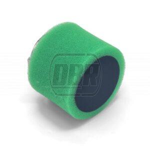 Air Filter - Twin Foam - Straight - Green - 35mm