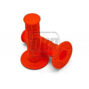 Handlebar Grips - Waffle - Orange