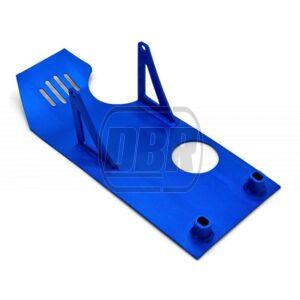 Engine Sump Guard - Alloy - Blue