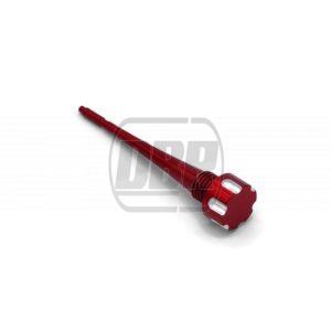 Engine CNC Dipstick - 123mm - Red