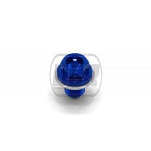 Oil Sump Bolt - Drilled - Magnetic - Blue