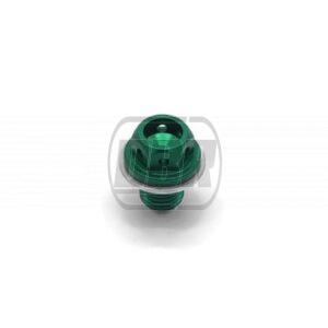 Oil Sump Bolt - Drilled - Magnetic - Green