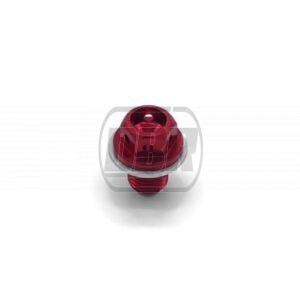 Oil Sump Bolt - Drilled - Magnetic - Red
