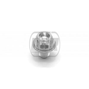 Oil Sump Bolt - Drilled - Magnetic - Silver
