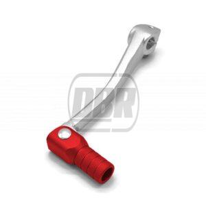 Gear Shifter - Alloy - Silver/Red