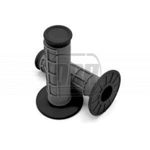 Handlebar Grips - Half Waffle - Grey/Black