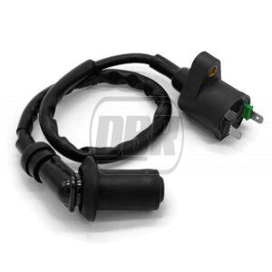 Ignition Coil - Black - 2 Pin - Offset