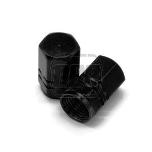 Valve Caps Aluminium CNC - Black