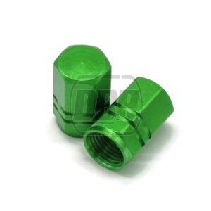 Valve Caps Aluminium CNC - Green
