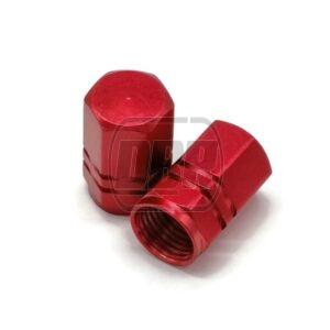 Valve Caps Aluminium CNC - Red