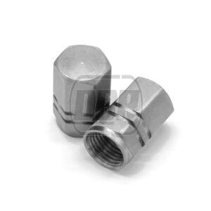 Valve Caps Aluminium CNC - Silver