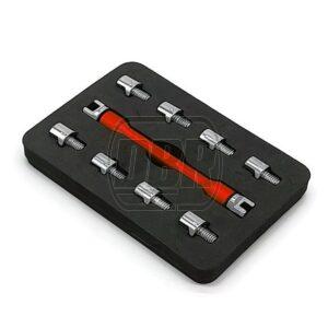 Motorcycle Spoke Wrench Set - Red